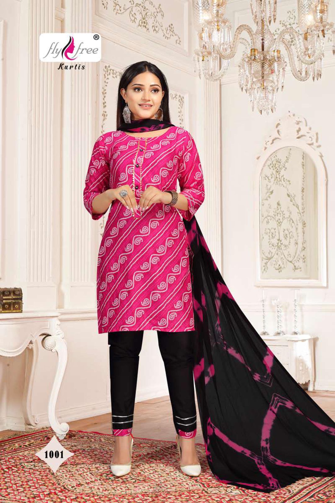 Fly Free Suncity 1 Ethnic Wear Cotton Printed Ready Made Collection